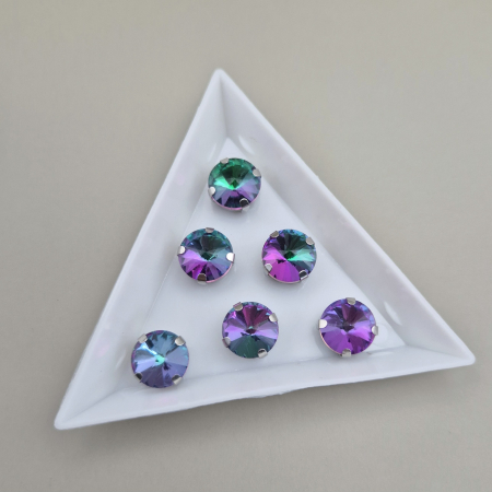 Strasuri - culori speciale - toate formele - Stras 10mm rotund Emerald RB