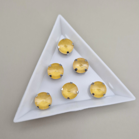 Strasuri - culori speciale - toate formele - Stras 10mm rotund Topaz jelly