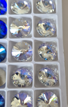 Albastru - Stras 12mm moonlight