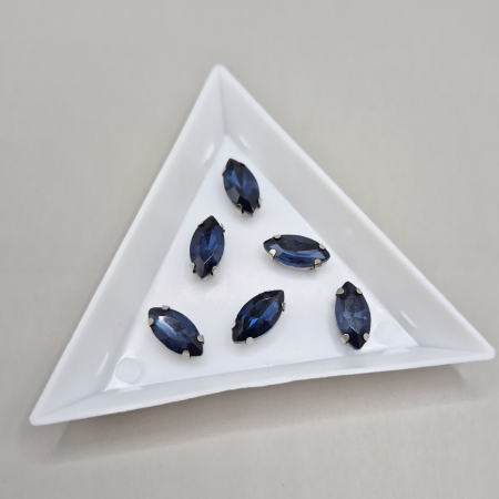 Strasuri in montura - Stras 6x12mm Frunza montana