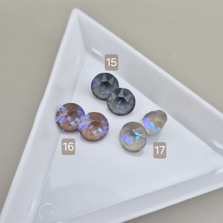 Alb - Stras 8mm mocha - 17 culori