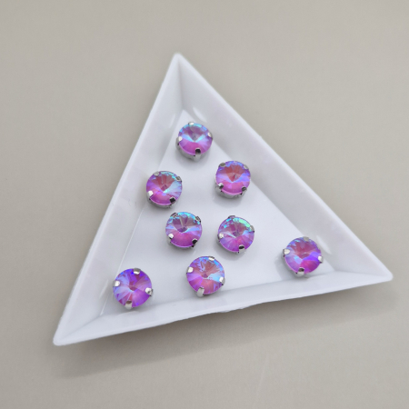 Mov/ violet - Stras 8mm rotund mov AB