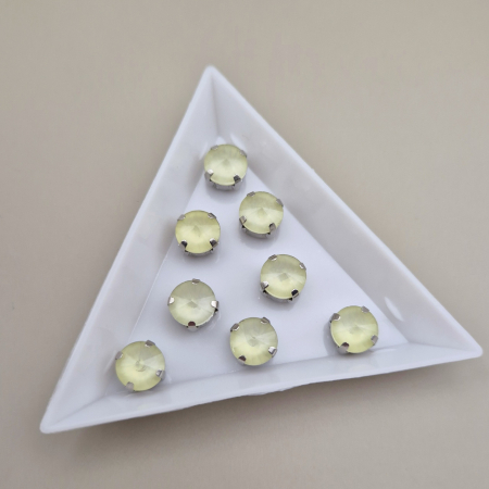 Strasuri - culori speciale - toate formele - Stras 8mm rotund narcisa jelly