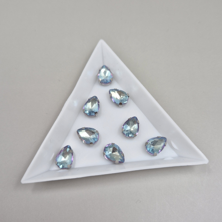 Strasuri - culori speciale - toate formele - Stras Lacrima 7x10mm Lake blue RB
