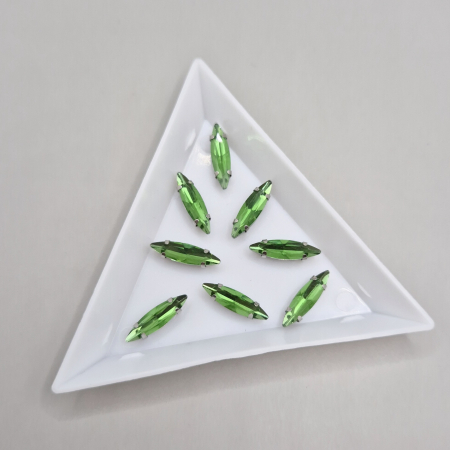 Stras 4x15mm Frunza Olive [1]