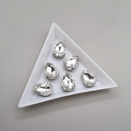 Strasuri Lacrima - Stras Lacrima 10x14mm clear