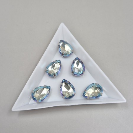Strasuri - culori speciale - toate formele - Stras Lacrima 10x14mm Lake blue RB