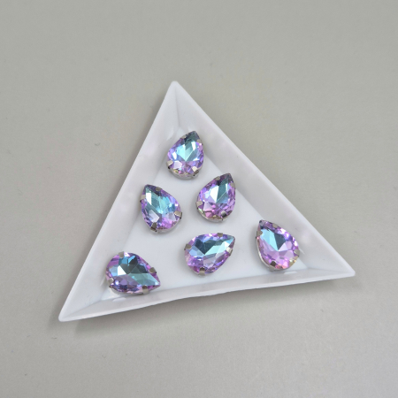Mov/ violet - Stras Lacrima 10x14mm Violet RB