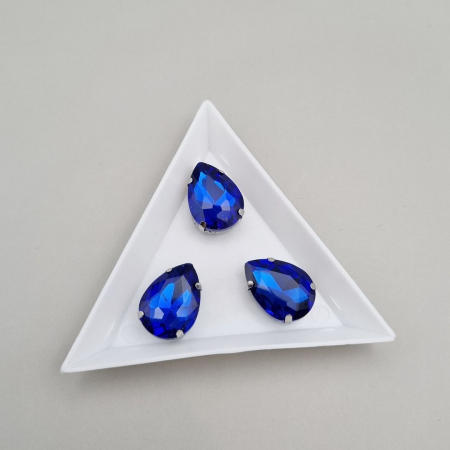 Strasuri Lacrima - Stras lacrima 13x18mm Safir