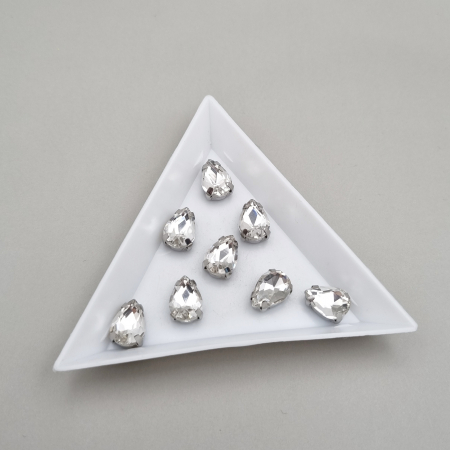 Strasuri Lacrima - Stras Lacrima 7x10mm clear
