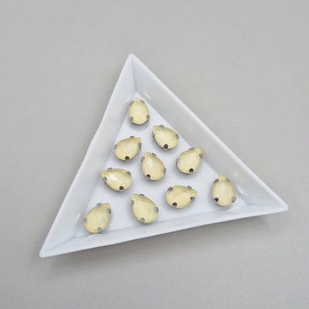 Strasuri - culori speciale - toate formele - Stras Lacrima 7x10mm Jonquil jelly