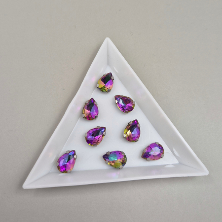 Verde/ Smarald - Stras lacrima 7x10mm Smarald RB