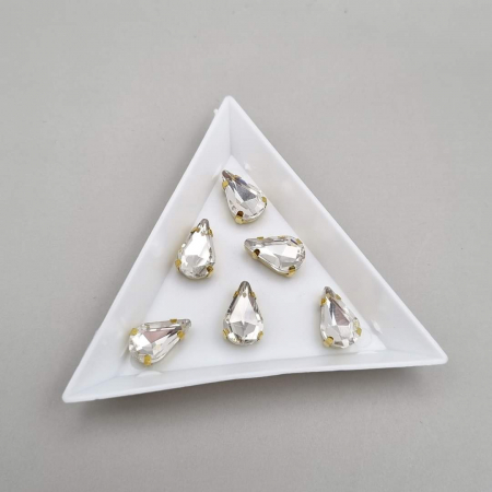 Strasuri Lacrima - Stras Lacrima 8x13mm clear