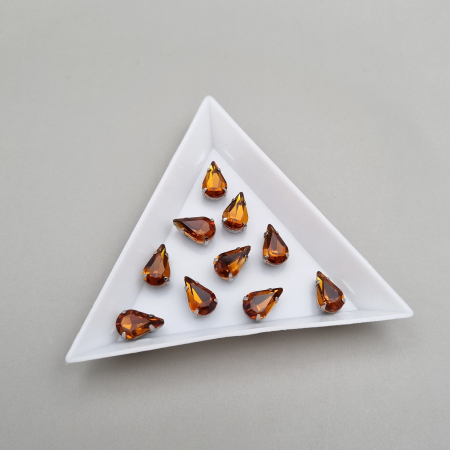 Materiale pe culori - Stras Lacrima Tea color 6x10mm