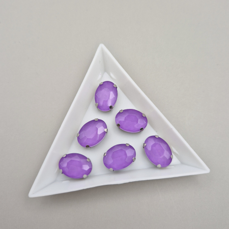 Mov/ violet - Stras Oval 10x14mm Mov jelly
