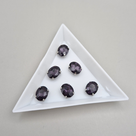 Mov/ violet - Stras Oval 8x10mm mov