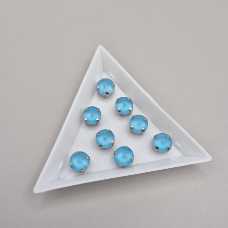 Strasuri - culori speciale - toate formele - Stras 8mm rotund Aquamarine jelly