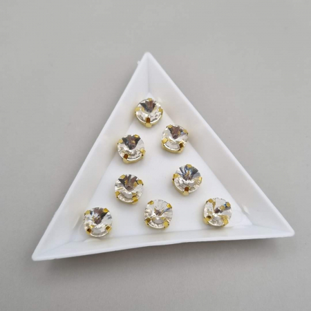 Strasuri Rotunde si Ovale - Stras Rotund 8mm clear