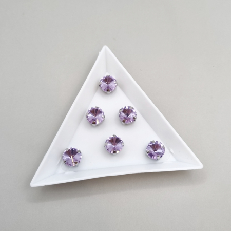 Strasuri Rotunde si Ovale - Stras Rotund Violet 8mm