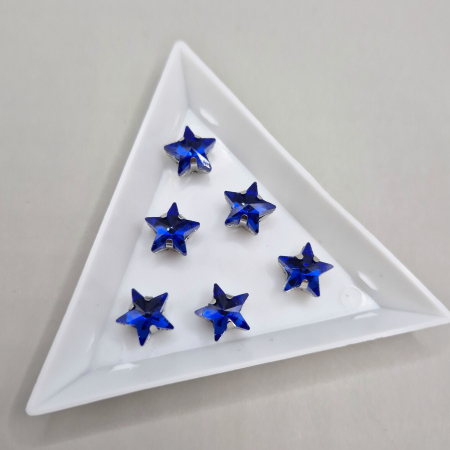 Strasuri Stea - Stras stea 10mm safir