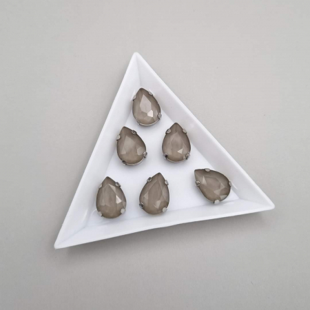 Strasuri - culori speciale - toate formele - Stras sticla 10x14mm Light topaz jelly