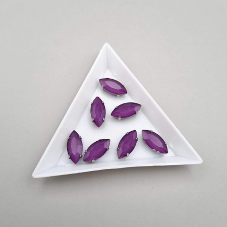 Strasuri - culori speciale - toate formele - Stras sticla 7x15mm Ametist jelly