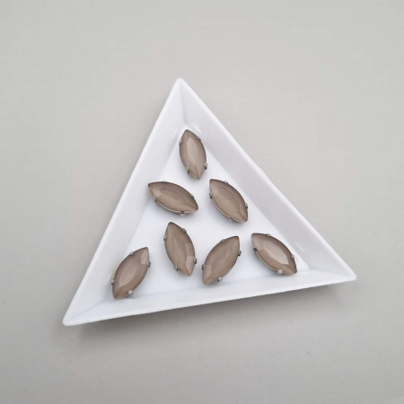 Strasuri - culori speciale - toate formele - Stras sticla 7x15mm Light topaz jelly