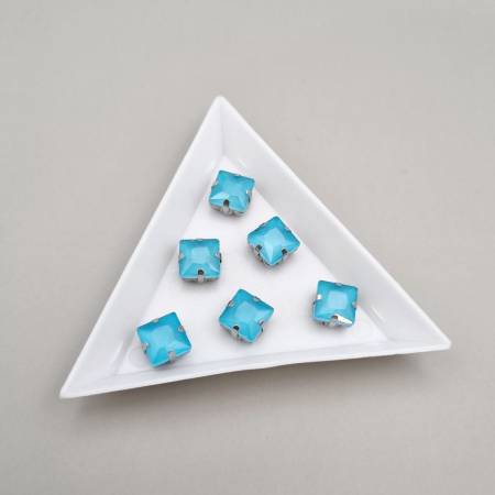 Strasuri - culori speciale - toate formele - Stras sticla 8mm Aquamarine jelly