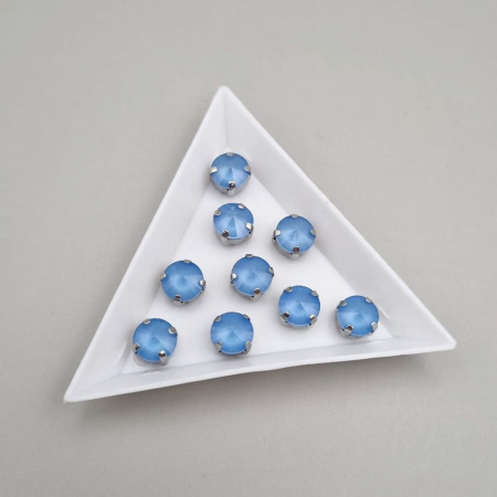 Strasuri - culori speciale - toate formele - Stras Rotund 8mm Safir deschis jelly