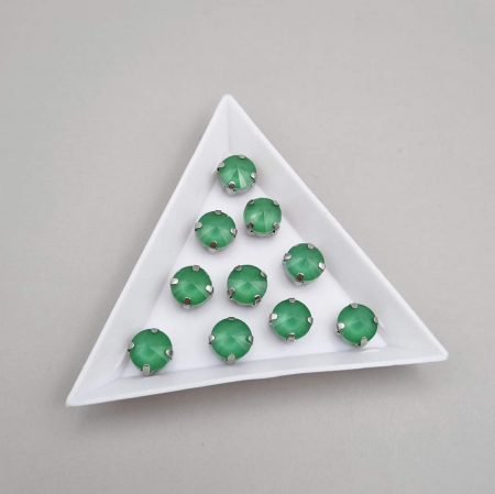Verde/ Smarald - Stras 8mm rotund Smarald jelly