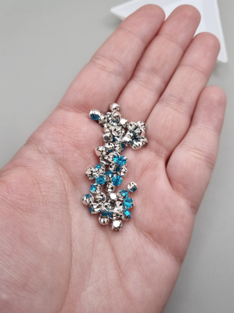 Strasuri Rotunde si Ovale - Strasuri rotunde 4mm Aquamarine