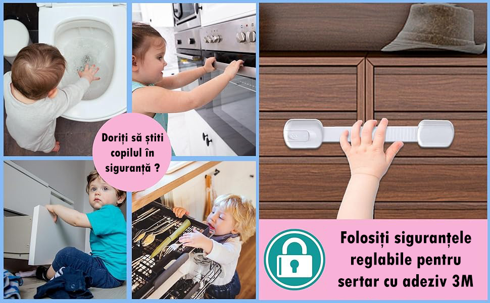 sistem siguranta copii, blocare usi
