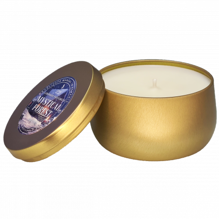 Lumânări parfumate - Lumânare parfumată Crăciun, Mystical Forest, handmade, ceară naturală de soia