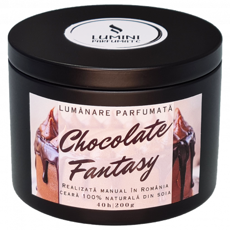 Lumânare parfumată Chocolate Fantasy, handmade, ceară naturală de soia [2]