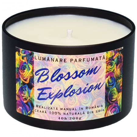Lumânare parfumată Blossom Explosion, handmade, ceară naturală de soia [3]