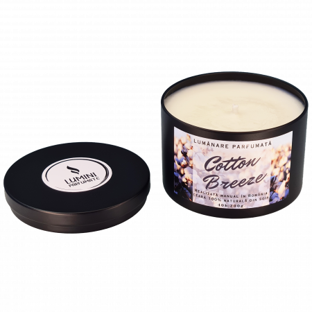 Lumânare parfumată Cotton Breeze, handmade, ceară naturală de soia [1]