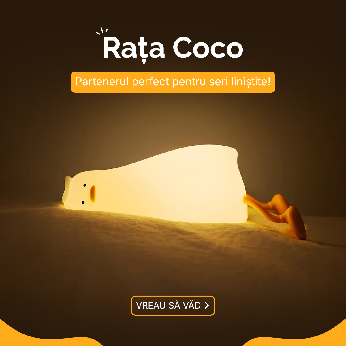 Rata Coco: Lampa de Veghe Moale