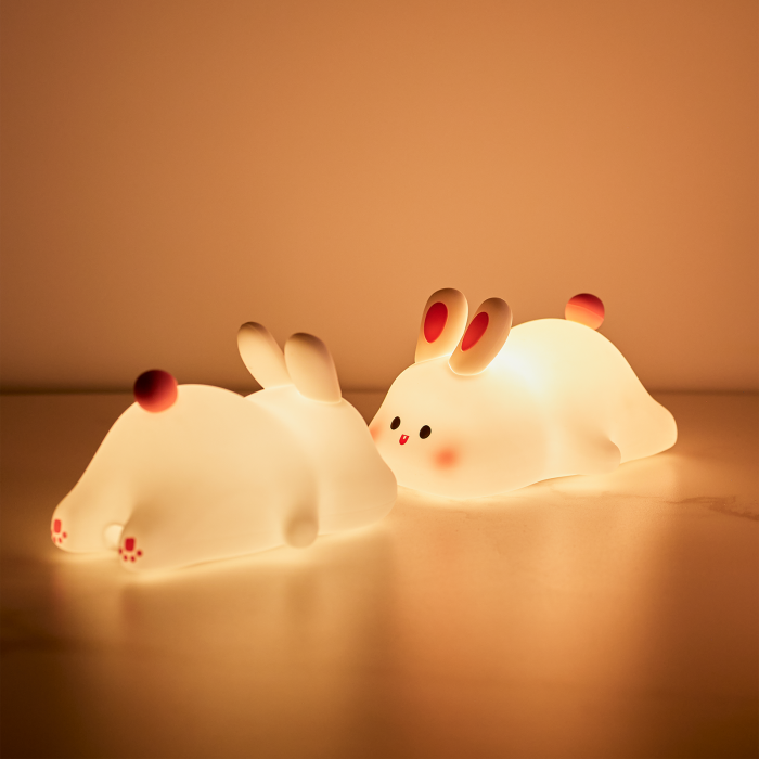 Lampă de veghe iepuraș silicon cu trei niveluri de intensitate și funcție Timer [3]