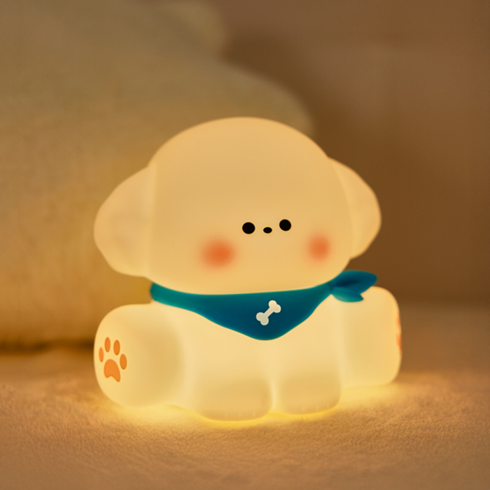 Lampă de veghe cățeluș din silicon cu trei niveluri de intensitate și funcție Timer [4]