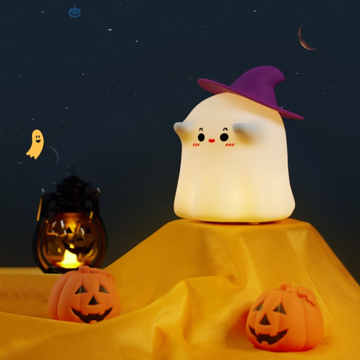 Lampă de veghe fantomă silicon cu trei niveluri de intensitate și funcție Timer [2]