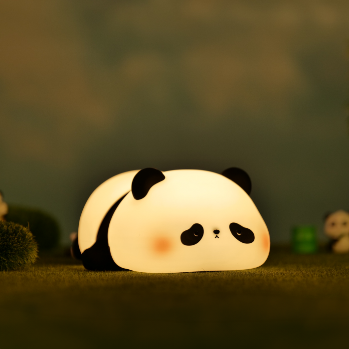 „Lampă de veghe panda silicon cu trei niveluri de intensitate și funcție Timer [2]