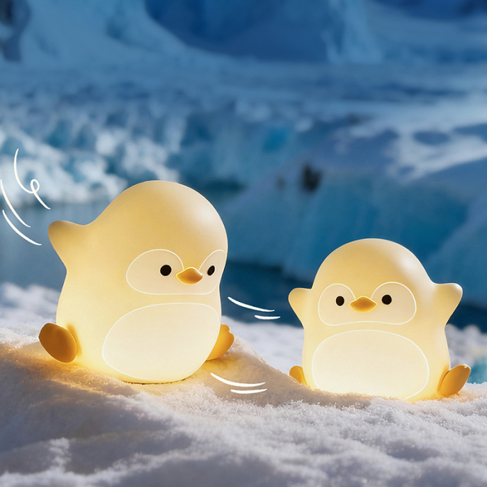 lampa de veghe silicon pinguin semi pentru copii lunic.ro [4]