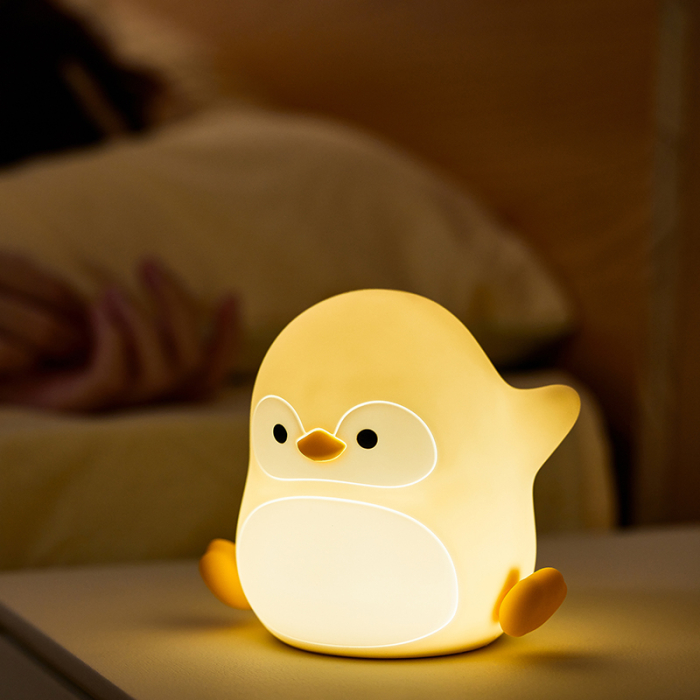 lampa de veghe silicon pinguin semi pentru copii lunic.ro [3]