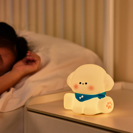 Lampă de veghe cățeluș din silicon cu trei niveluri de intensitate și funcție Timer [2]