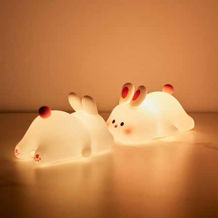 Lampă de veghe iepuraș silicon cu trei niveluri de intensitate și funcție Timer [2]