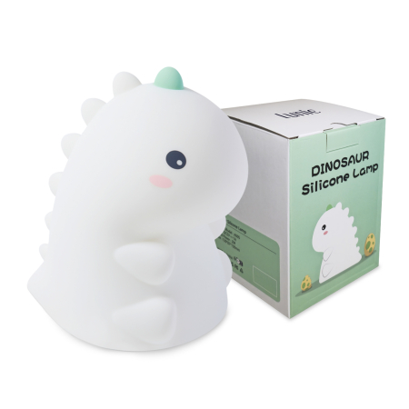 Colecție - Lampă de veghe dinozaur silicon cu trei niveluri de intensitate și funcție Timer