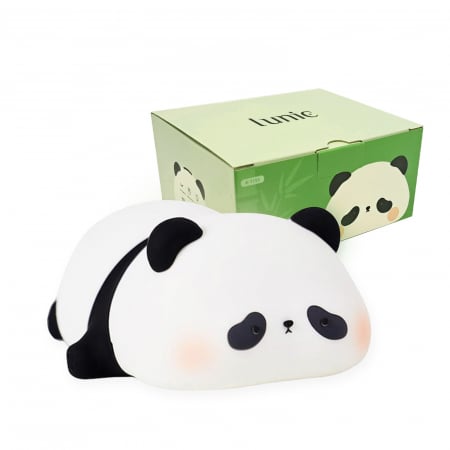 Colecție - „Lampă de veghe panda silicon cu trei niveluri de intensitate și funcție Timer