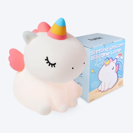 Colecție - lampa de veghe silicon unicorn zori pentru copii lunic.ro