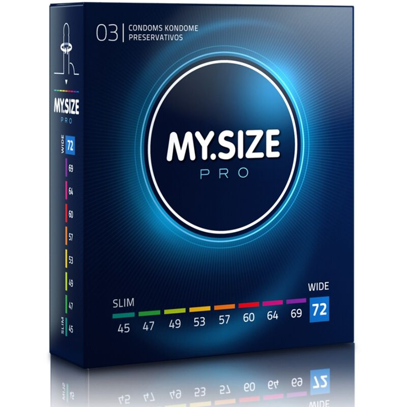Prezervative MY SIZE - PRO CONDOMS 72 MM 3 buc [1]