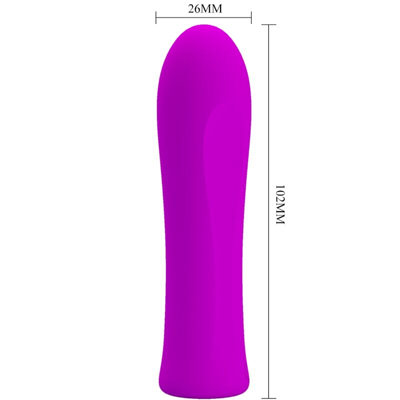Vibrator Bullet Pretty Love Alfreda Super Power Vibrator Violet [7]